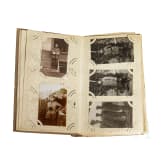 Postkartenalbum mit Fotos und Ansichtskarten 1. Weltkrieg 1914-18, Frankreich bzw. Westfront