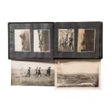 Fotoalbum mit zahlreichen technischen Aufnahmen aus dem 1. Weltkrieg 1914-18
