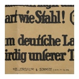 Plakat "Bleibt Einig!" im Kriegsjahr 1916/17, Deutschland