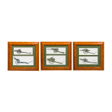 Six original gouaches to field artillery in the 1st half of the 20th century