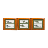Six original gouaches to field artillery in the 1st half of the 20th century