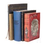 Five art and collector's books on the subject of weapons and the army, including the Carl Eickhorn Solingen