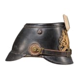 A Bavarian shako M 1895 for J&auml;ger, a dagger and three documents