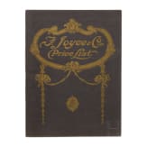 F. Joyce & Co., London "Amunition Price List", 1909/10