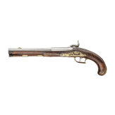 Perkussionspistole, deutsch, um 1760