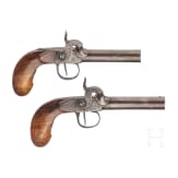 Ein Paar Perkussionsterzerole, L&uuml;ttich, um 1840