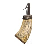 Musketier-Pulverflasche, deutsch, um 1630