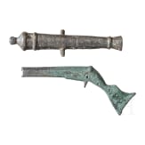 Spielzeug-Karabiner und Kanonenrohr, Mitteleuropa, 17. Jhdt.
