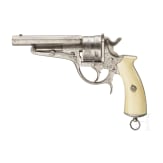 Revolver Galand Mod. 1870, gravierte Luxusausf&uuml;hrung, Elfenbeingriffschalen, um 1875