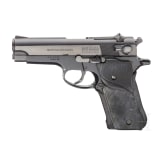 Smith & Wesson Mod. 59, "The 14-Shot Autoloading Pistol", mit Holster