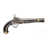 Milit&auml;rische Steinschlosspistole, Spanien, um 1830