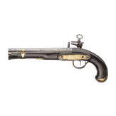 Milit&auml;rische Steinschlosspistole, Spanien, um 1830