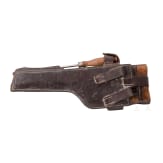 Mauser C 96, "Wartime Commercial", mit Anschlagkasten und Leder