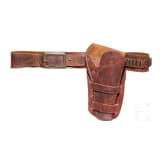 Revolverholster und Patronengurt, USA, um 1920