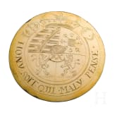 Silver screw plate with Saxon coat of arms, 18th century