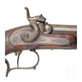 Ein Paar Perkussionspistolen, Bartels in Wiesbaden, um 1850