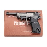Walther P 38, polierte Ausf&uuml;hrung, Export, im nrngl. Karton