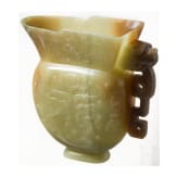 Eleven decorative Chinese objects including four jade bowls, 20th century