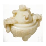Eleven decorative Chinese objects including four jade bowls, 20th century