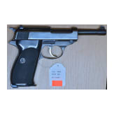 Walther P 38, polierte Ausf&uuml;hrung, Export, im nrngl. Karton
