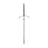 A South German two-handed sword with tin-plated hilt, circa 1580