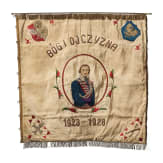 Fahne einer Veteranenorganisation der Schlesischen Aufständischen, 1920er Jahre