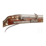 An important mother-of-pearl-inlaid matchlock-musket, Dresden, circa 1580/90