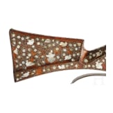 An important mother-of-pearl-inlaid matchlock-musket, Dresden, circa 1580/90