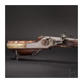 A South German wheellock rifle from the armoury of the princes of Salm-Reifferscheidt, dated 1649