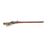 A South German wheellock rifle from the armoury of the princes of Salm-Reifferscheidt, dated 1649