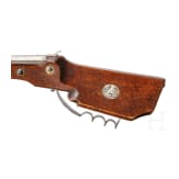 A German wheel-lock rifle, dated 1655