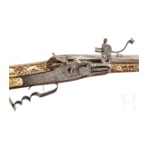 A profusely inlaid Silesian wheel-lock hunting rifle, circa 1700