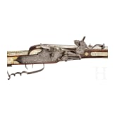 A German wheel-lock rifle, circa 1700