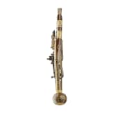 A South German bone-inlaid wheellock puffer with chiselled, gilt barrel and lock, circa 1580