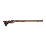 A significant heavy percussion target rifle, Leipzig, dated 1734