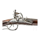 A gold-damascened flintlock side-by-side shotgun by Toupriant, Paris, circa 1770