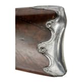 A gold-damascened flintlock side-by-side shotgun by Toupriant, Paris, circa 1770