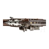 A Spanish silver-mounted Miquelet flintlock shotgun, 18th century