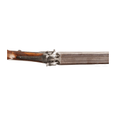 A side-by-side percussion shotgun by Barella, Magdeburg, with an imperial dedication