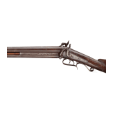 An American combined rifle, a so-called "Plain Rifle", circa 1850