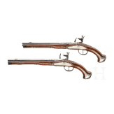 A pair of flintlock pistols from the armoury of Ernest Louis, Landgrave of Hesse-Darmstadt (1667 - 1739), Friedrich Osterman in Copenhagen, circa 1700