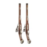 A pair of flintlock pistols from the armoury of Ernest Louis, Landgrave of Hesse-Darmstadt (1667 - 1739), Friedrich Osterman in Copenhagen, circa 1700