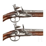 A pair of flintlock pistols from the armoury of Ernest Louis, Landgrave of Hesse-Darmstadt (1667 - 1739), Friedrich Osterman in Copenhagen, circa 1700