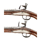 A pair of flintlock pistols from the armoury of Ernest Louis, Landgrave of Hesse-Darmstadt (1667 - 1739), Friedrich Osterman in Copenhagen, circa 1700