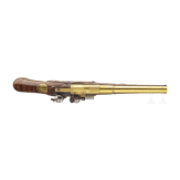 A splendid fire-gilt flintlock pistol by Jean Brion &agrave; Paris, circa 1710