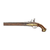 Lange Steinschloss-Bockpistole, Johann Jacob Behr, L&uuml;ttich, um 1720/30