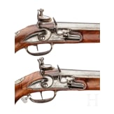 A pair of silver-mounted flintlock pistols, Wittemann in Gie&szlig;en, circa 1750