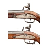 A pair of silver-mounted flintlock pistols, Wittemann in Gie&szlig;en, circa 1750