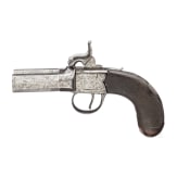 A double-barreled volley pistol by William Powell in Birmingham, circa 1840