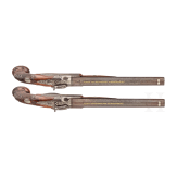 A cased pair of percussion pistols, Johann Adam Kuchenreuter in Regensburg, circa 1840